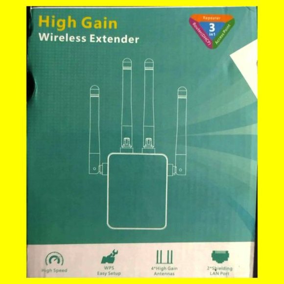 Long Range 1200Mbps 2.4G 5G Dual Band Wireless Internet WiFi Repeater - Picture 7 of 7